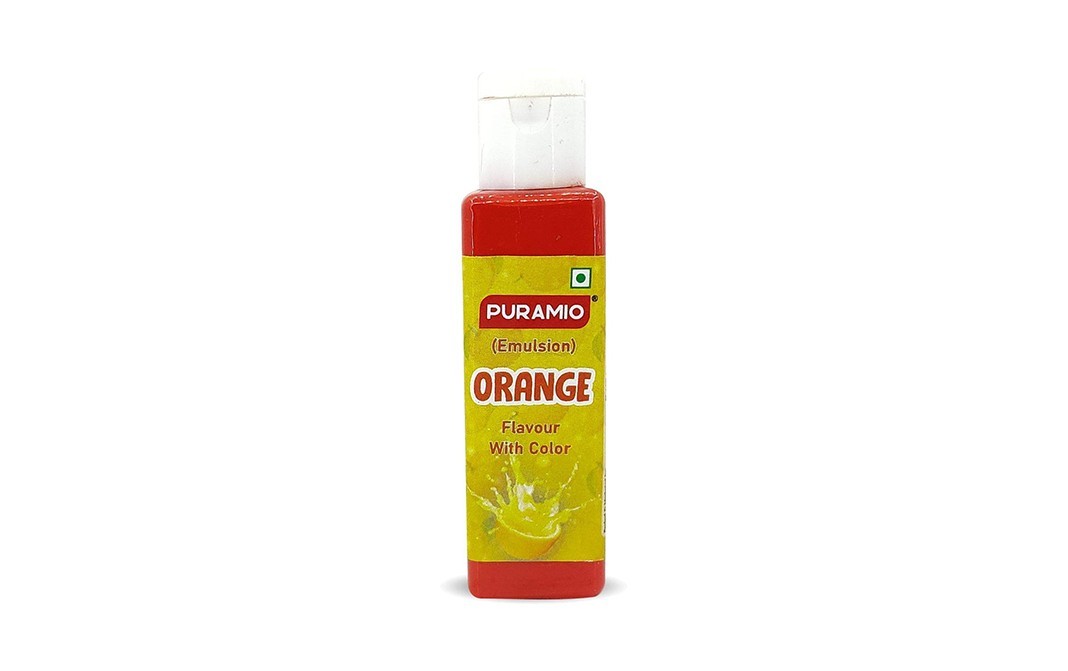 Puramio (Emulsion) Orange Flavour With Color   Plastic Bottle  30 millilitre